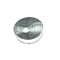 10pcs Stainless Steel Cake Mold Rings Round Cookie Cutters Baking Tools