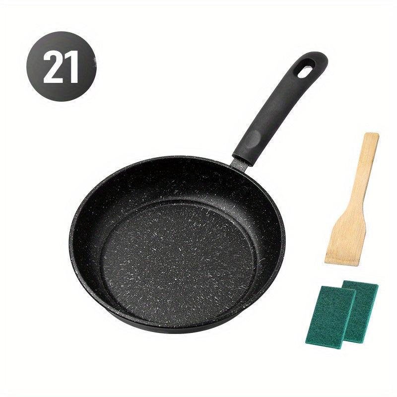 Nonstick Stainless Steel Frying Pan Skillet Egg Omelet Wok Pan