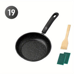 Nonstick Stainless Steel Frying Pan Skillet Egg Omelet Wok Pan