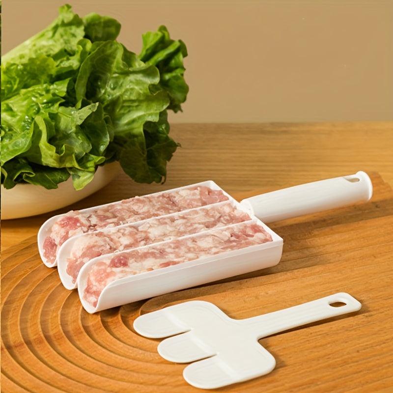 Meatball Maker Kitchen Tool Triple Meatball Machine Filling Mold