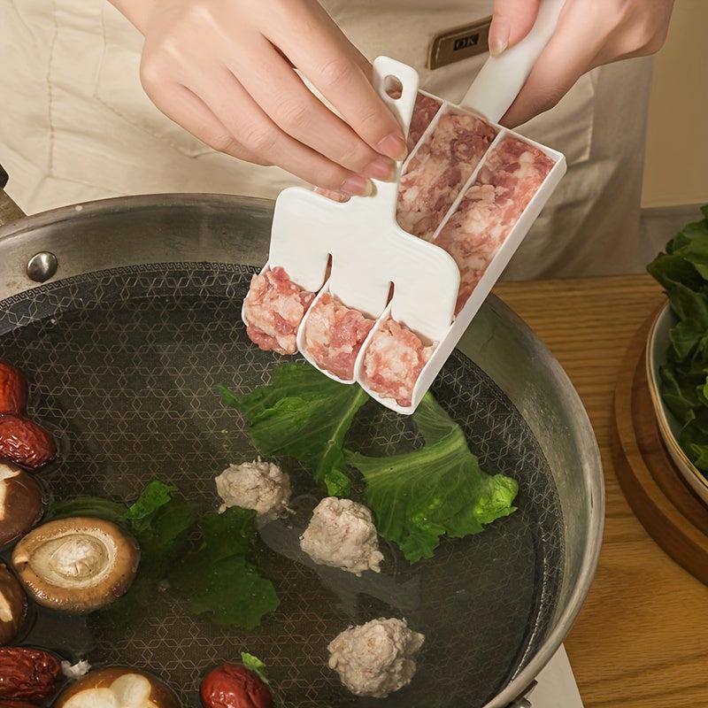 Meatball Maker Kitchen Tool Triple Meatball Machine Filling Mold