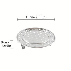 Stainless Steel Dumpling Steamer Rack Telescopic Steaming Rack