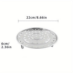 Stainless Steel Dumpling Steamer Rack Telescopic Steaming Rack