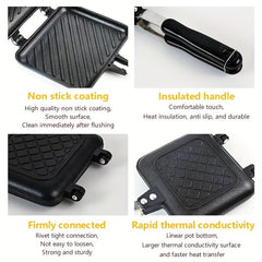 Non-stick Sandwich Maker Double Sided Frying Pan