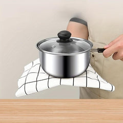 201 Stainless Steel Cooking Pot Large Capacity for Camping and Home Use