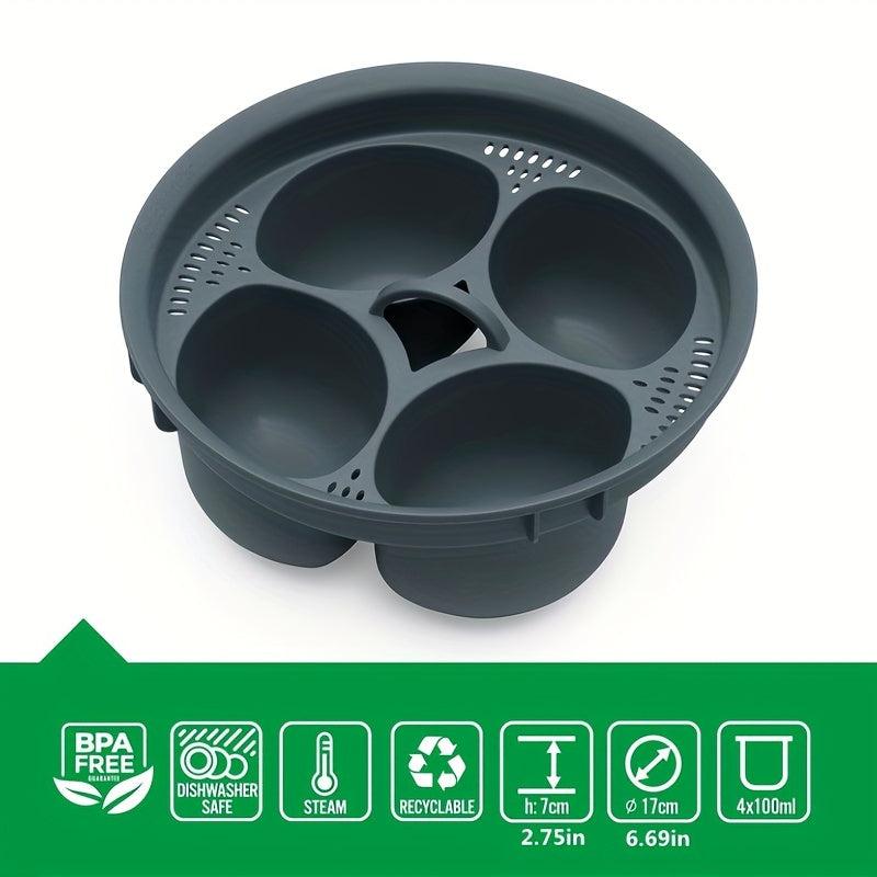 4 In 1 Egg Poacher Non Stick Egg Cooker Kitchen Gadgets