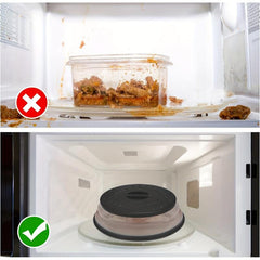 BPA Microwave Lid 10 inch Foldable Splash Lid Food Filter Dishwasher Safe