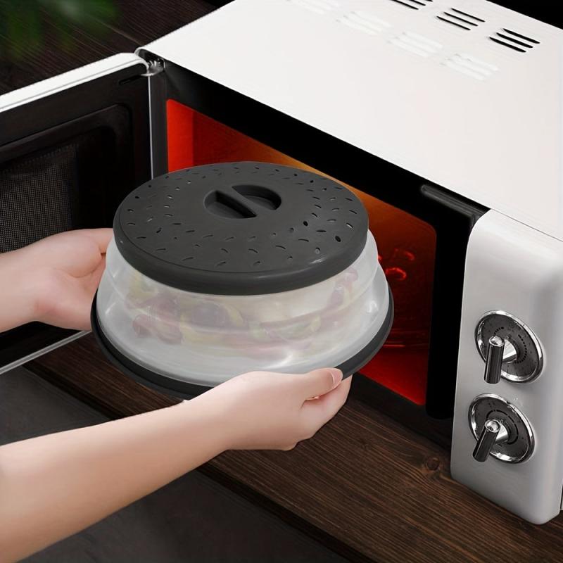 BPA Microwave Lid 10 inch Foldable Splash Lid Food Filter Dishwasher Safe