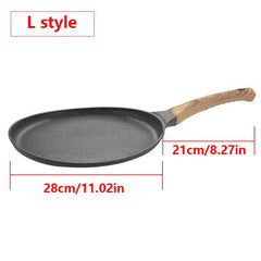 Nonstick Crepe Pan with Wooden Handle