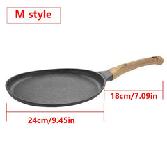 Nonstick Crepe Pan with Wooden Handle
