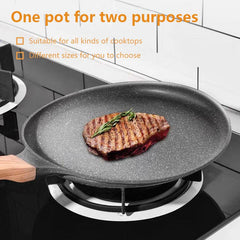 Nonstick Crepe Pan with Wooden Handle