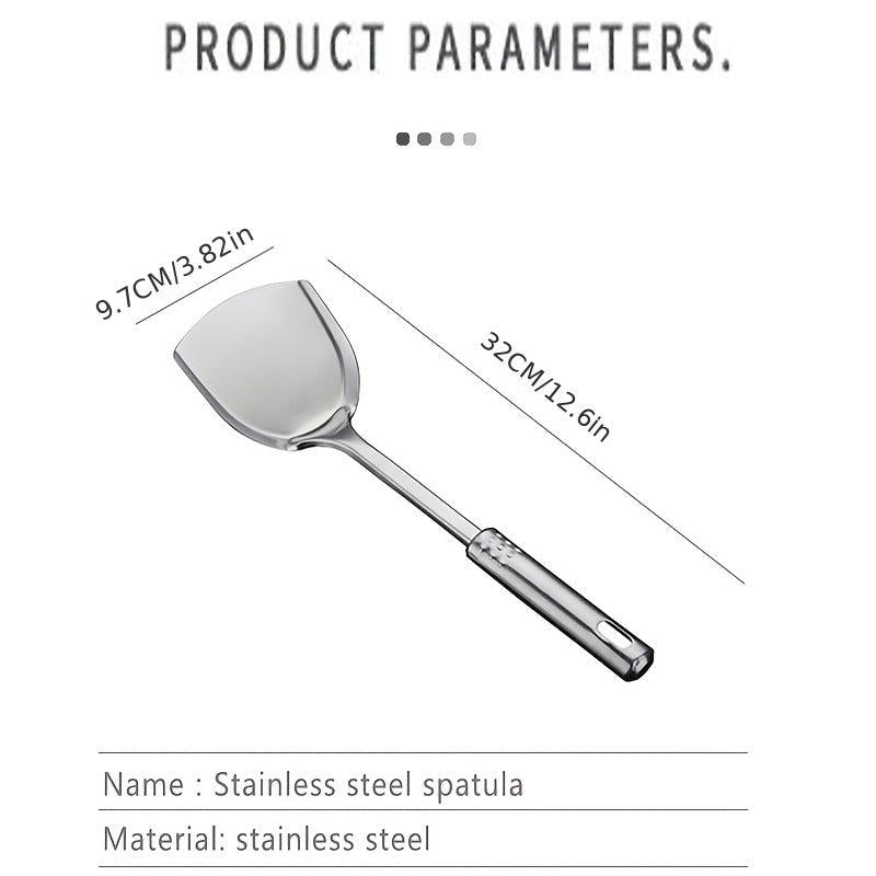 1pc Kitchen Steel Shovel Stainless Steel Spatula Cooking Tool