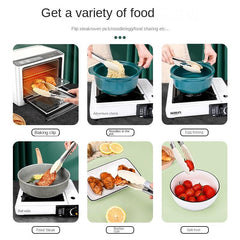 Silicone Clip High Temp Resistant Food Frying Steel Steak Clip