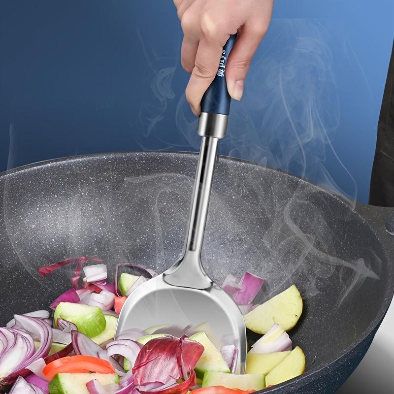 Stainless Steel Utensil Set - Spatula, Ladle, Slotted Spoon - Non Stick