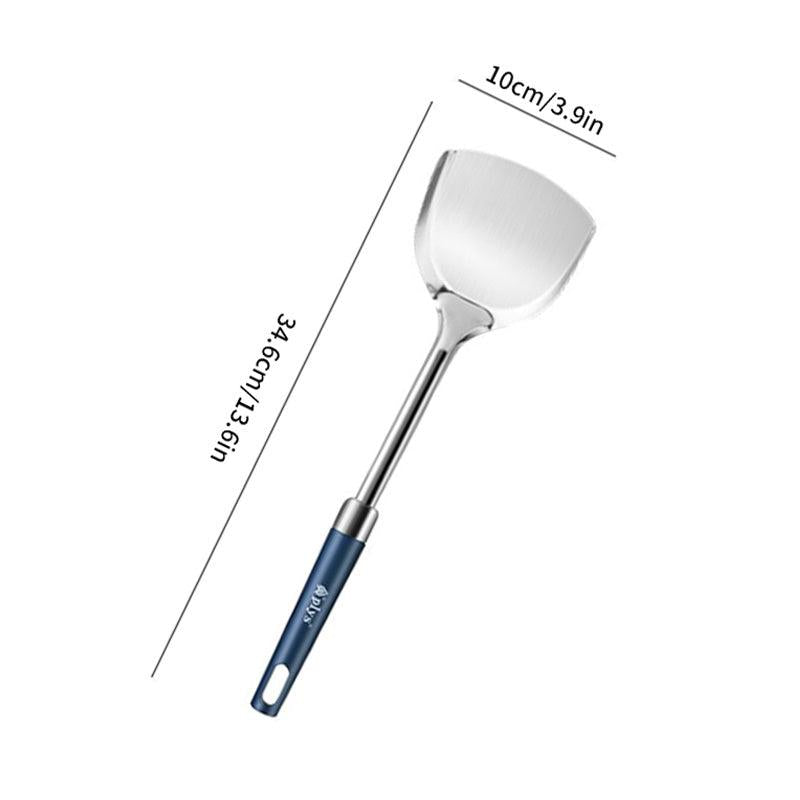 Stainless Steel Utensil Set - Spatula, Ladle, Slotted Spoon - Non Stick