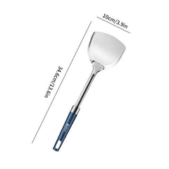 Stainless Steel Utensil Set - Spatula, Ladle, Slotted Spoon - Non Stick