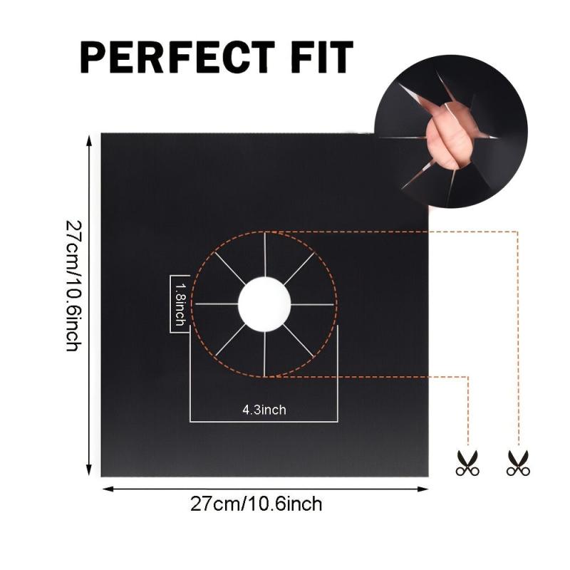 Non Stick Gas Stove Burner Cover - Double Thickness