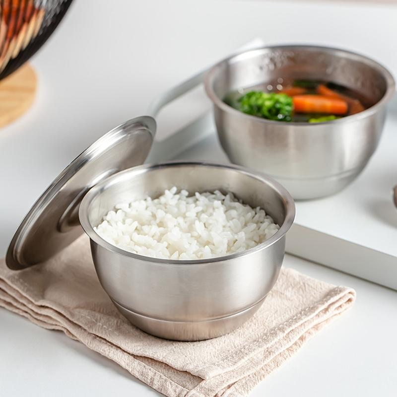 Stainless Steel Steamed Egg Bowl Rice Bowl