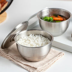Stainless Steel Steamed Egg Bowl Rice Bowl