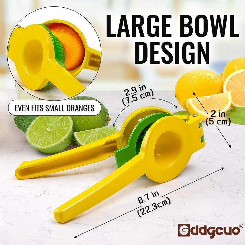 Stainless Steel Lemon Squeezer 5.08 cm Manual Juicer Hand Press