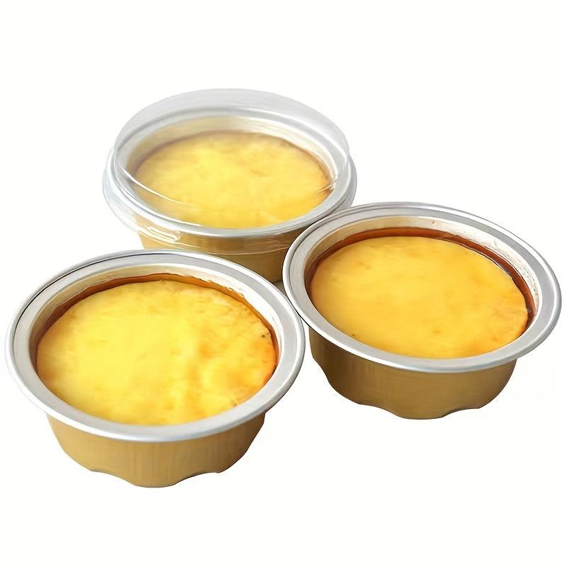 30pcs 50ML Aluminum Foil Baking Cup for Oven Air Fryer