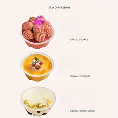 30pcs 50ML Aluminum Foil Baking Cup for Oven Air Fryer