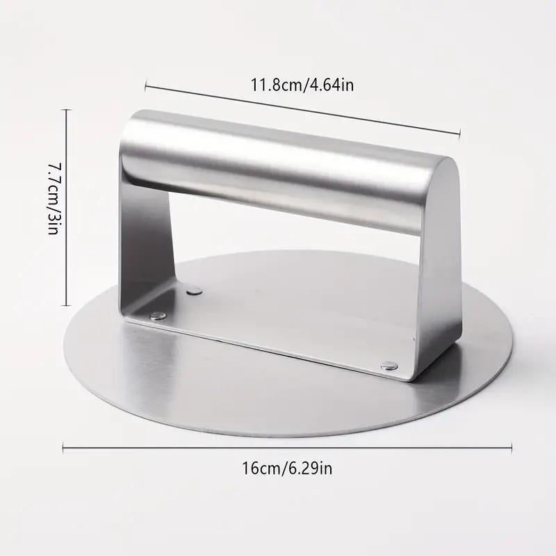 Stainless Steel Round Burger Smasher Kitchen Gadget