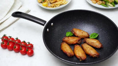 Cast Iron Nonstick Wok 11.02in Frying Pan Pancake Egg Steak Pot