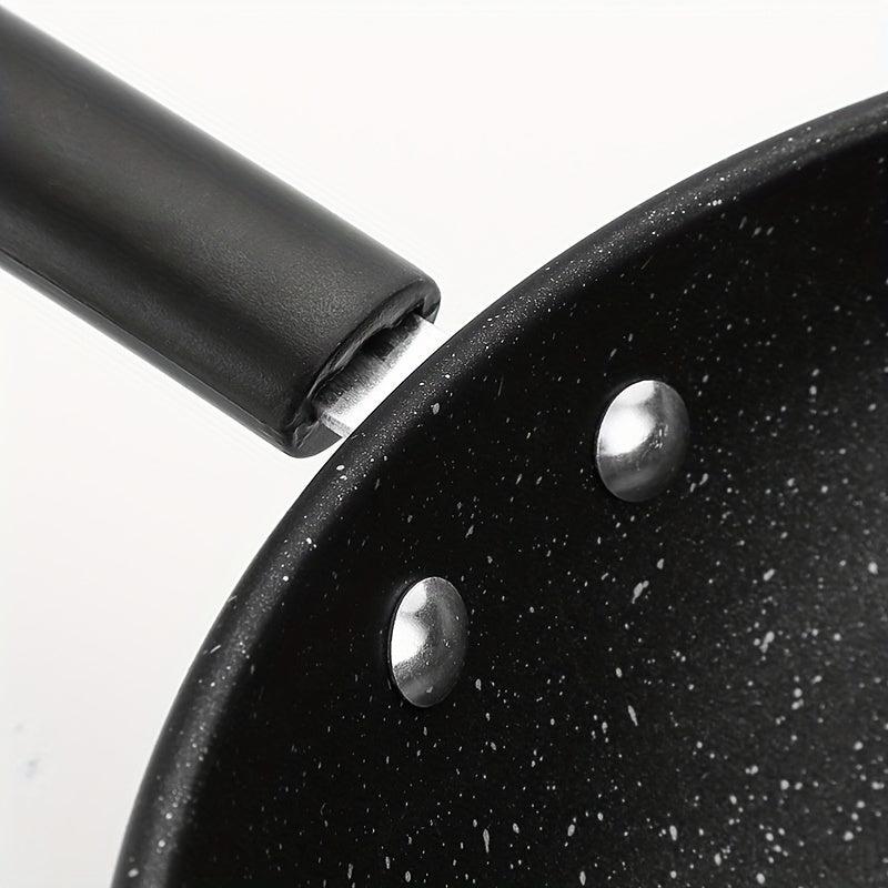 Cast Iron Nonstick Wok 11.02in Frying Pan Pancake Egg Steak Pot