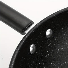 Cast Iron Nonstick Wok 11.02in Frying Pan Pancake Egg Steak Pot