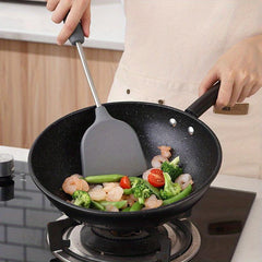 Cast Iron Nonstick Wok 11.02in Frying Pan Pancake Egg Steak Pot