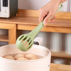 1pc 25.4cm Long Cooking Tongs Heat-resistant Food Serving Grill Pasta Baking
