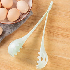 1pc 25.4cm Long Cooking Tongs Heat-resistant Food Serving Grill Pasta Baking