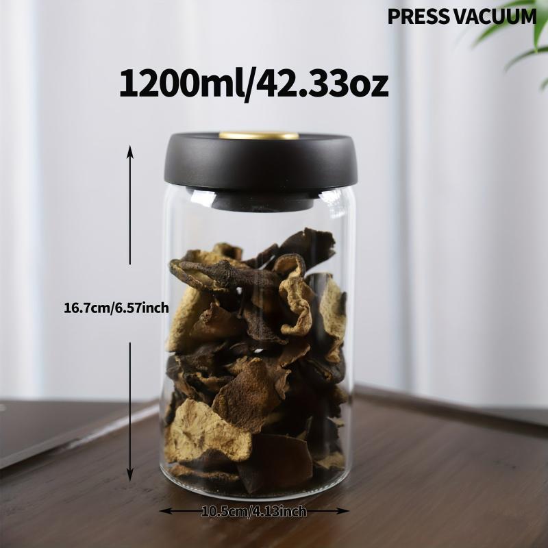 High Vacuum Glass Jar for Freshness and Anti Oxidation