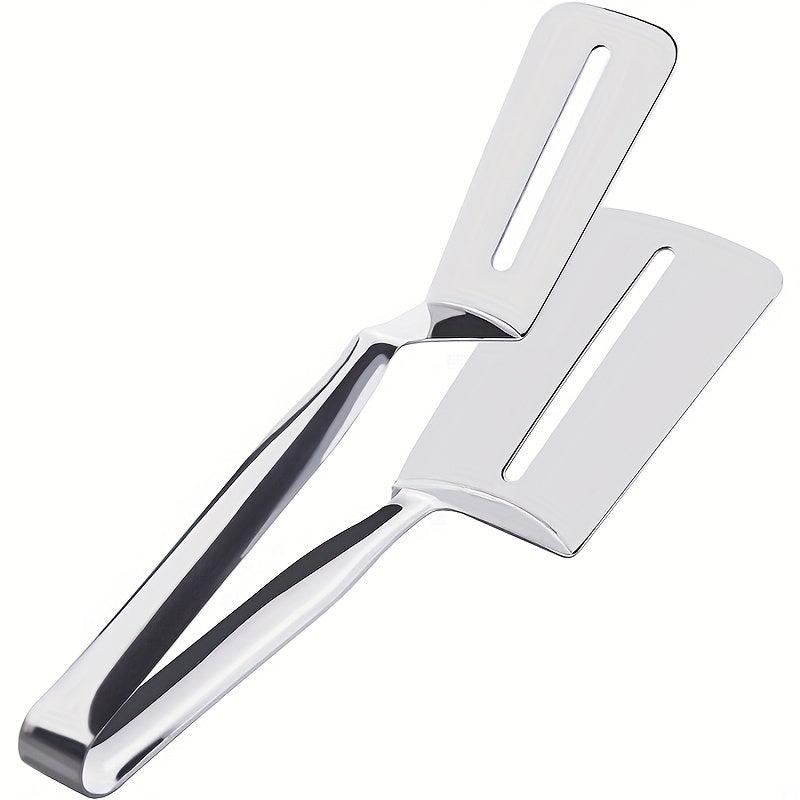 1pc Stainless Steel BBQ Tong - Cooking Frying Baking Grilling Kitchen Gadgets