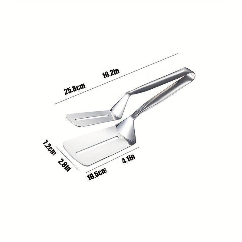 1pc Stainless Steel BBQ Tong - Cooking Frying Baking Grilling Kitchen Gadgets