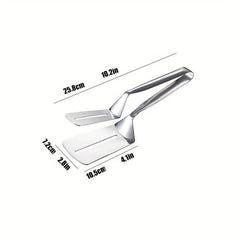 1pc Stainless Steel BBQ Tong - Cooking Frying Baking Grilling Kitchen Gadgets