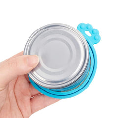 1pc Reusable Silicone Pet Food Can Covers Fits Most Standard Cans BPA-Free