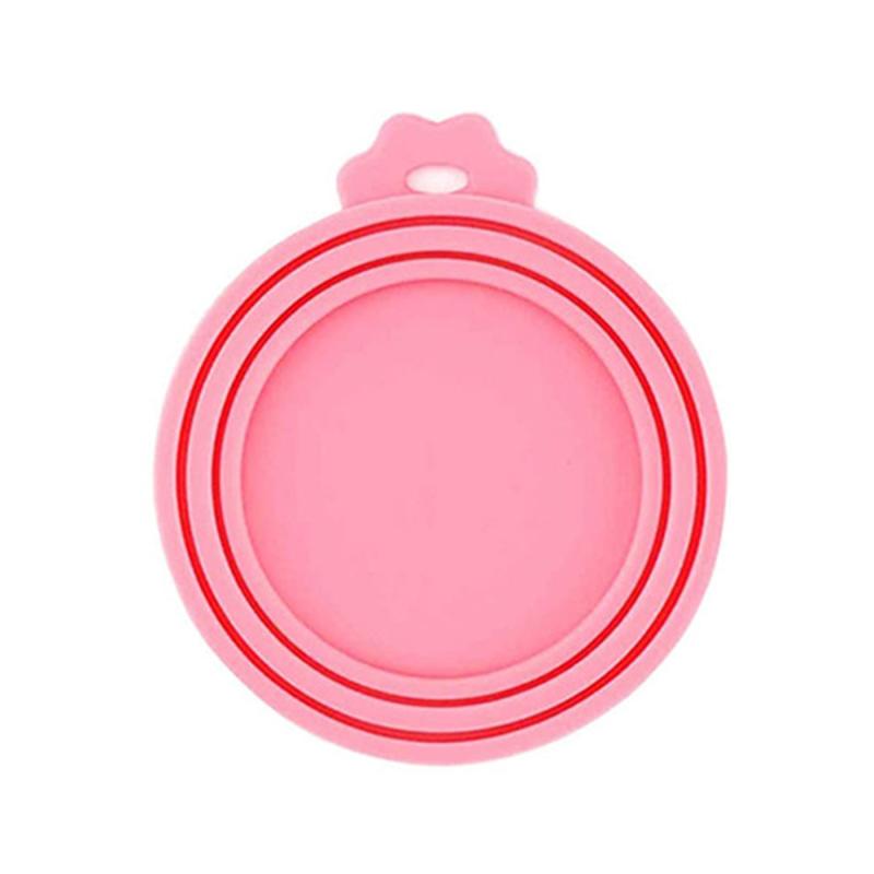 1pc Reusable Silicone Pet Food Can Covers Fits Most Standard Cans BPA-Free
