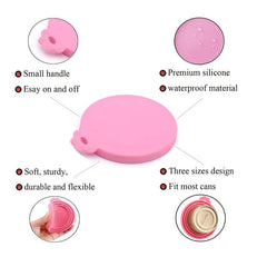 1pc Reusable Silicone Pet Food Can Covers Fits Most Standard Cans BPA-Free