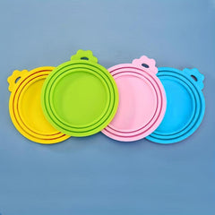 1pc Reusable Silicone Pet Food Can Covers Fits Most Standard Cans BPA-Free