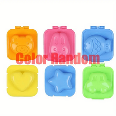 6pcs Boiled Egg Mold Kit - Create Funny Egg Shapes