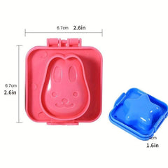 6pcs Boiled Egg Mold Kit - Create Funny Egg Shapes
