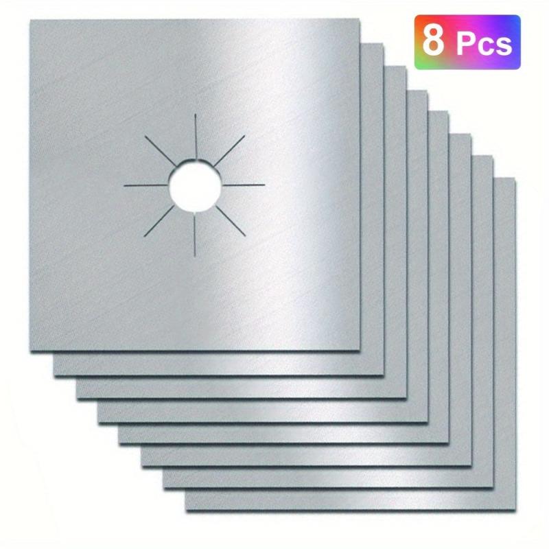 8pcs Non Stick Stove Burner Covers 10.6 X 10.6 Double Thickness BPA
