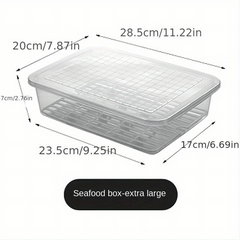 Durable Food Storage Box for Refrigerator - Keep Food Fresh