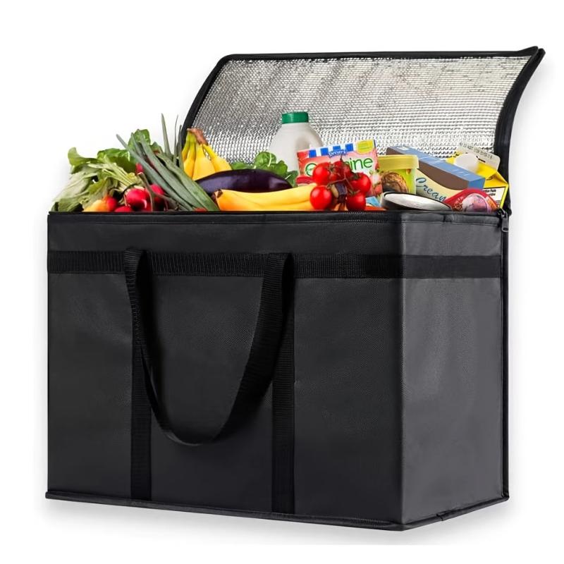 Insulated Reusable Grocery Bags 7 8 Gallon Soft Cooler Hot Cold Food Bag
