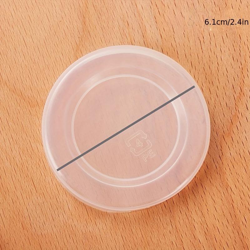 100pcs Plastic Lids 3 To 7 PET Bottle Lids Heat Resistant Glass Covers Oven Safe