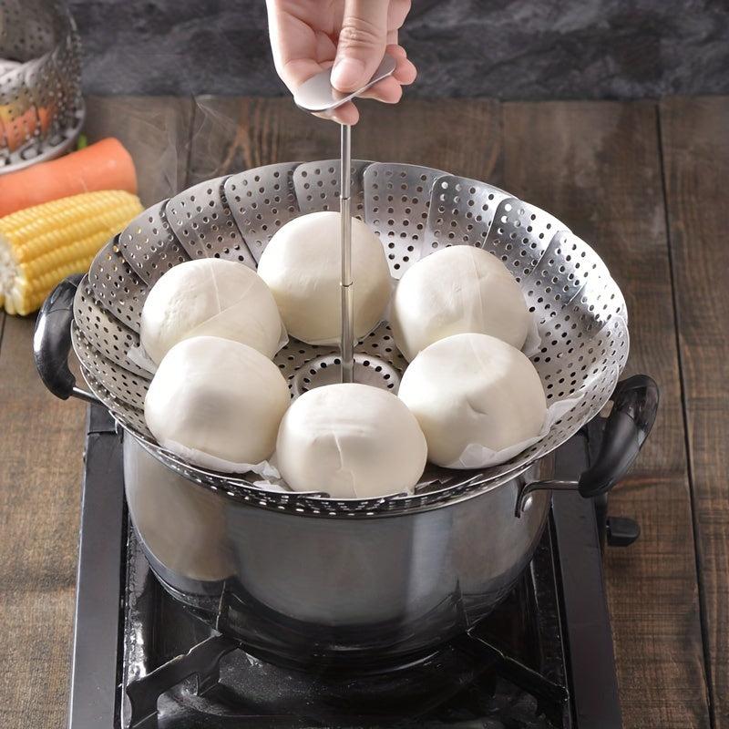 Collapsible Steamer Basket Stainless Steel Steaming Rack Cooking Insert