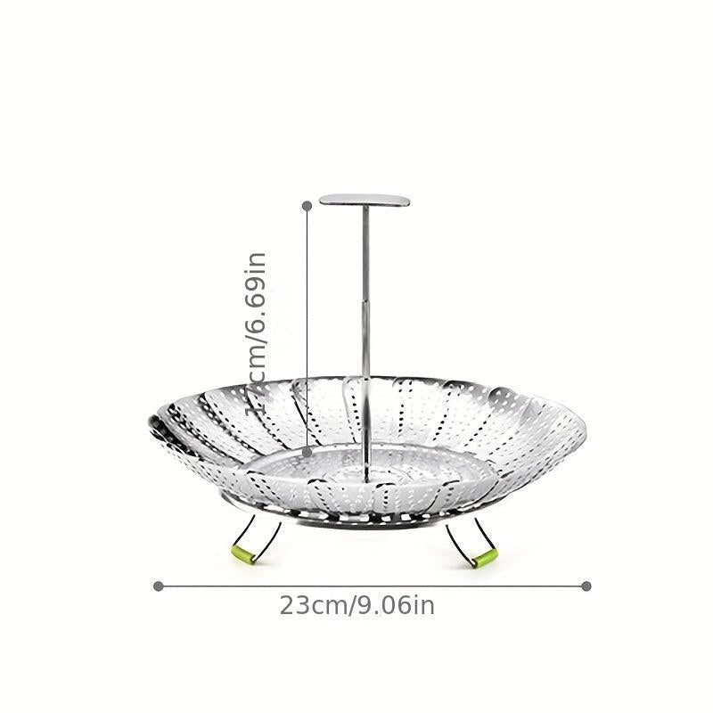 Collapsible Steamer Basket Stainless Steel Steaming Rack Cooking Insert