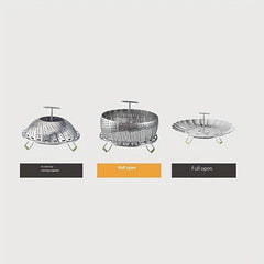 Collapsible Steamer Basket Stainless Steel Steaming Rack Cooking Insert